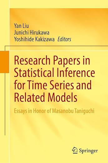 预订 research papers in statistical inference for time series