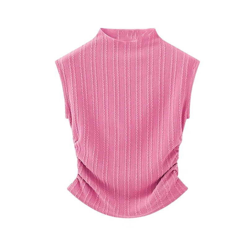 搭配一整套多巴胺小个子茶系穿搭奶系茶里茶气别致上衣两件套 粉色t恤