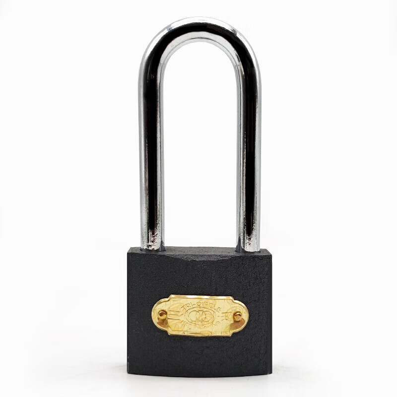 三环 铁挂锁直开锁房门锁橱柜仓库锁具挂锁长梁锁 l363铁长梁32mm-不