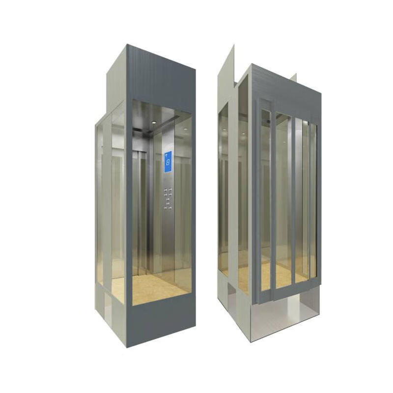 三四五六层别墅跃层升降小型室内室外定制家庭液压曳引 电梯设计方案