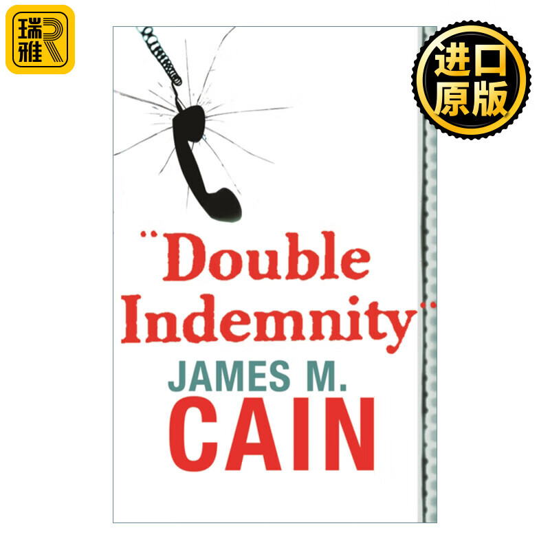 进口原版 double indemnity 双重赔偿 邮差总按两次铃作者 英文原版