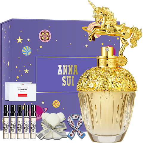 ANNA SUI 安娜苏 香氛系列 筑梦天马女士淡香水套装 (香水EDT30ml+时尚小熊+百搭气质领巾)