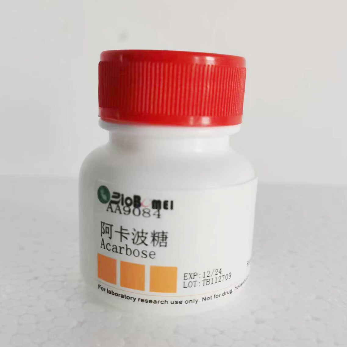 定制适用阿卡波糖 98  含票 1g 5g  科研实验试剂56180