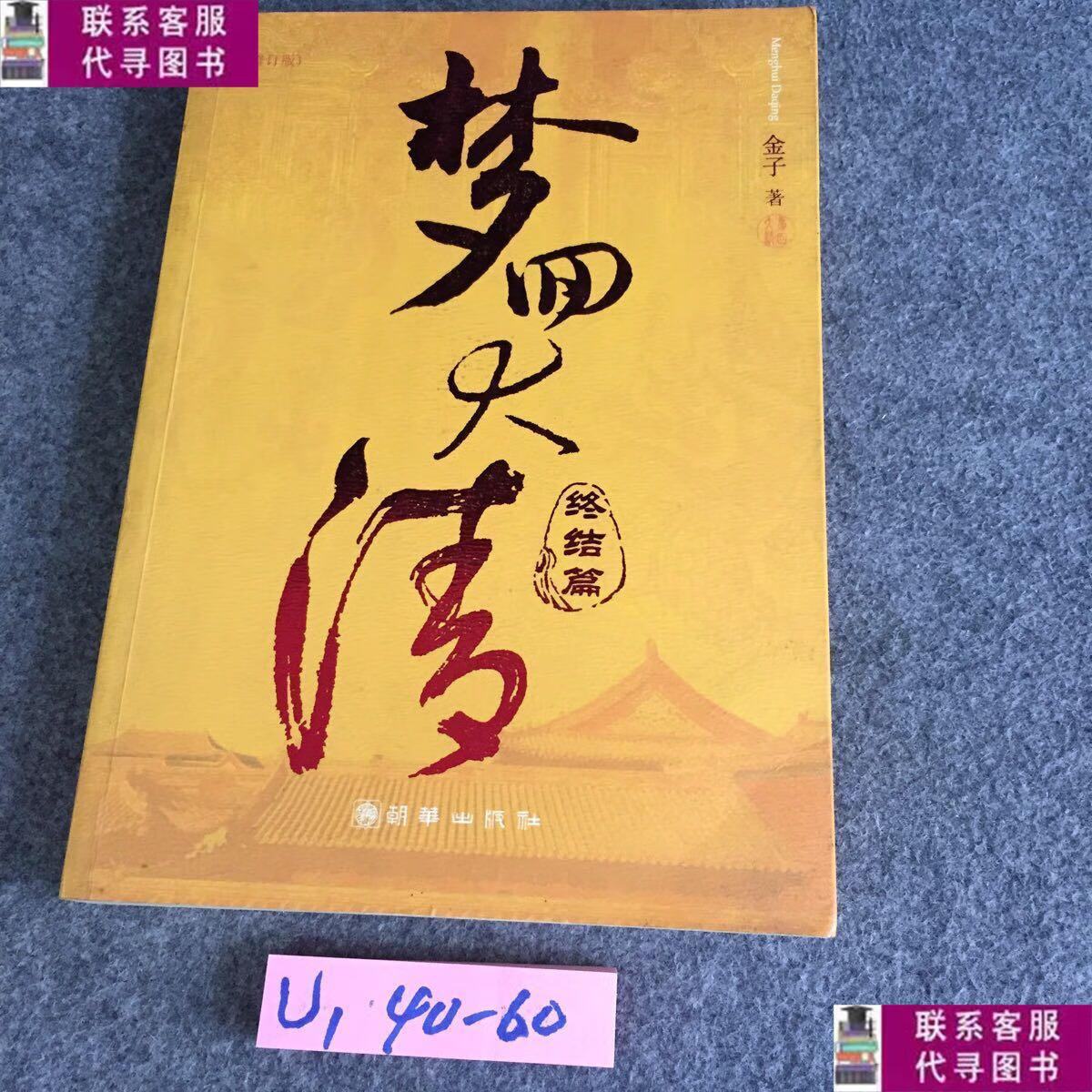 【二手9成新】梦回大清:终结篇, /金子 朝华出版社