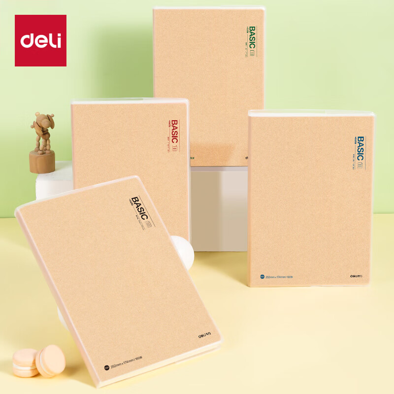 ������deli��ĭɫ���ｺ�ױ�32K�ʼǱ����±��Դ����׸���ֵ����32K72��/��T3272