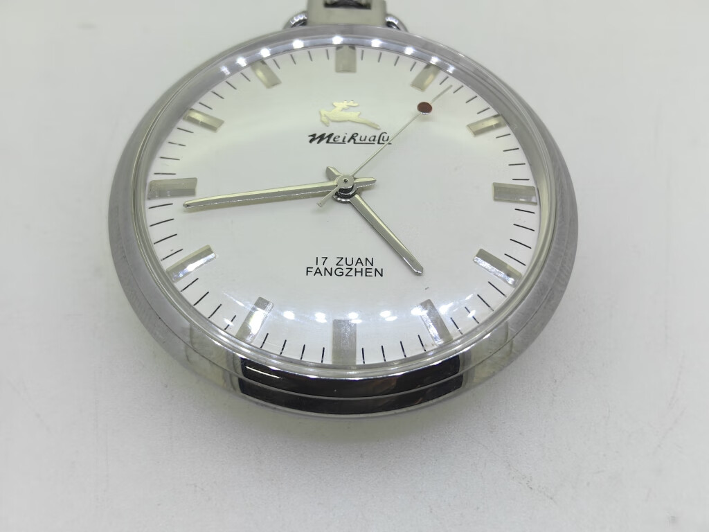 碧允吉林梅花鹿怀表机械手上条怀旧情怀收藏自带钢壳46.5mm