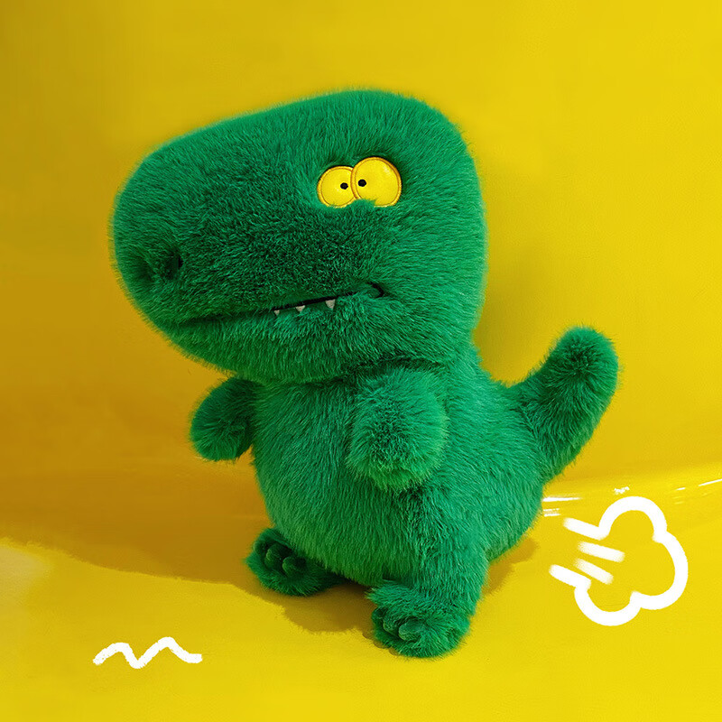 小绿恐龙玩偶抱枕毛绒玩具女生睡觉安抚公仔娃娃儿童生日礼物 小绿魔