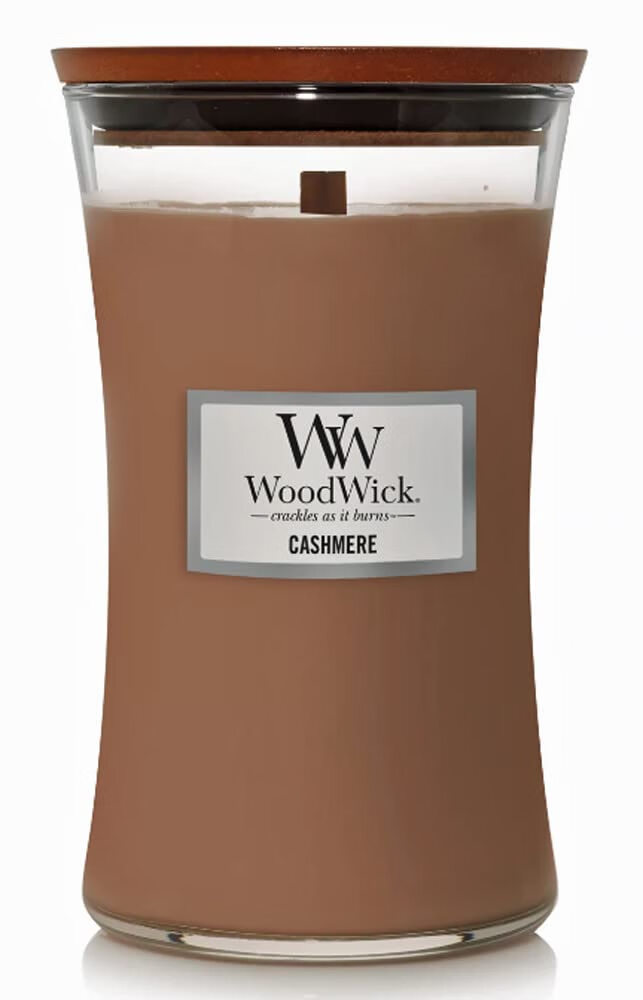 woodwick 卡什米尔香氛蜡烛 家居香薰 木芯创新crackling声音