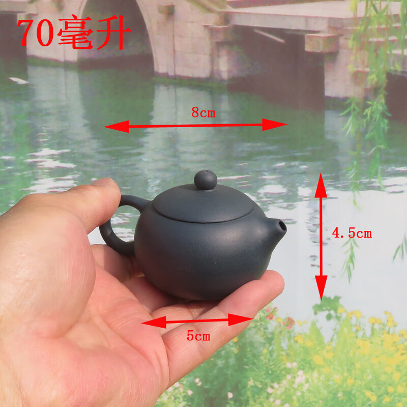 hywlkj宜兴紫砂茶壶名家手工绿泥西施 应雪亚 小品壶4570毫升 51ml(含