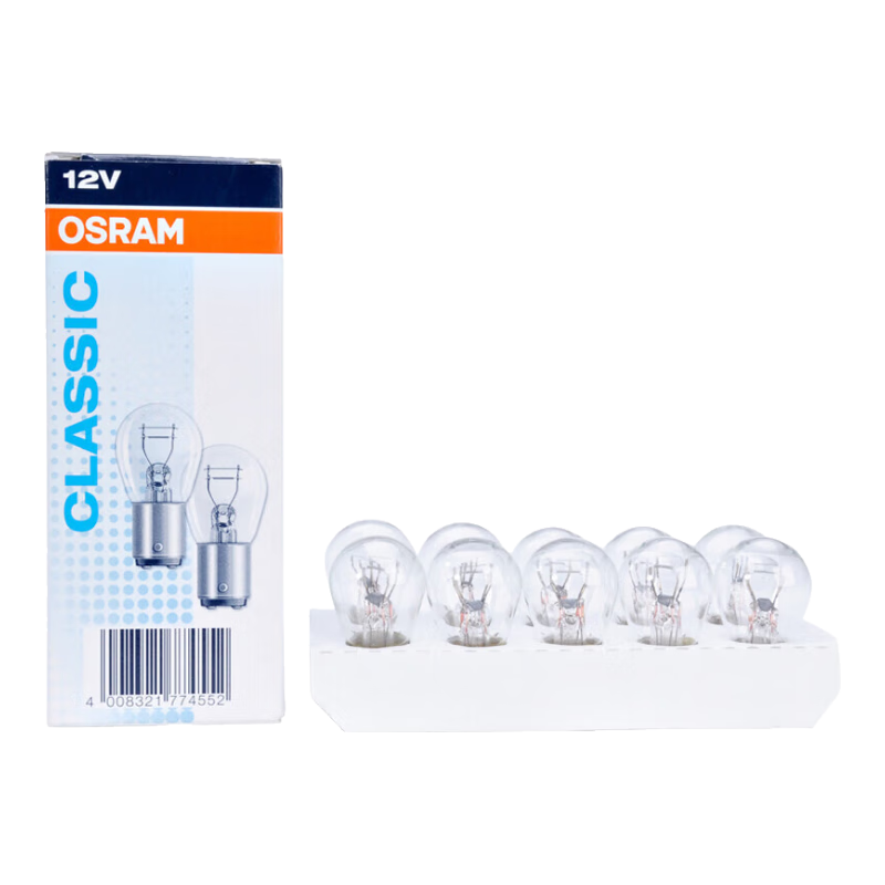 ŷ˾�ʣ�OSRAM��ת���/������/ɲ���� �ߵͽ� ��P21/5W��˫˿  10֧װ