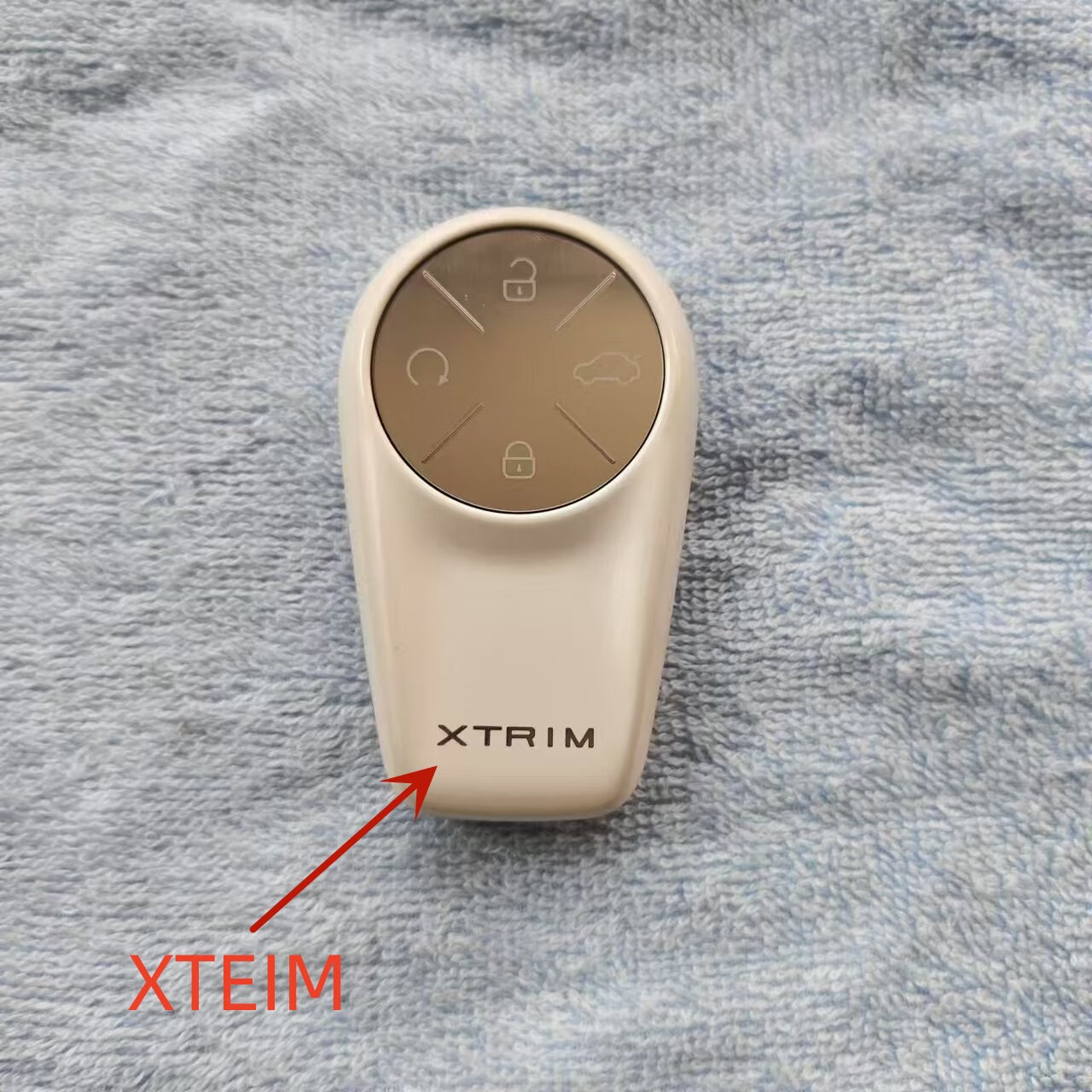 语森忆适用于24款奇瑞瑶光星途汽车钥匙外壳凌云揽月追风遥控器外 EXEED标（白色）