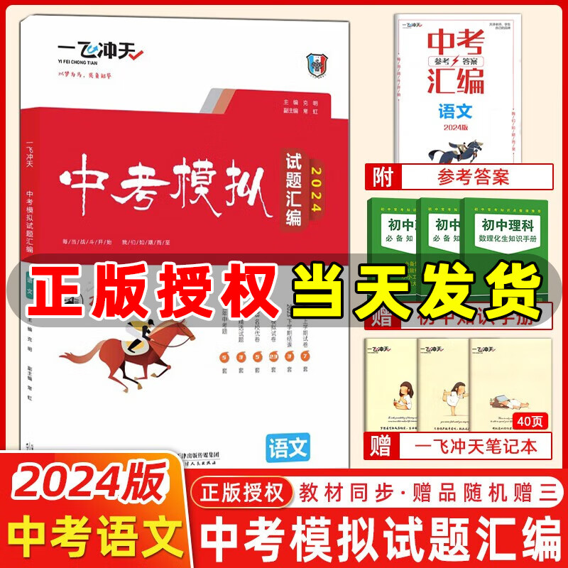 【科目可选】2024版一飞冲天中考模拟试题汇编语文数学英语物理化学历史道法七八九年级总复习天津2024一飞冲天中考专项训练真题模拟训练 【2024版】中考模拟汇编 语文怎么看?