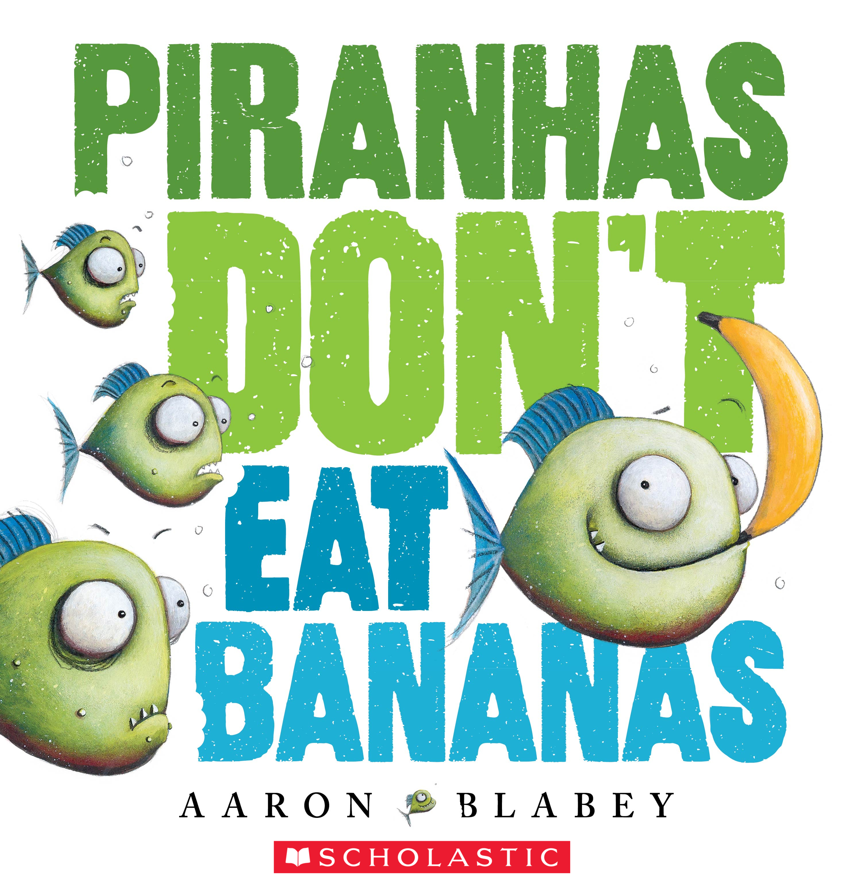 piranhas dont  eat bananas (with audio cd)-带cd 进口故事书