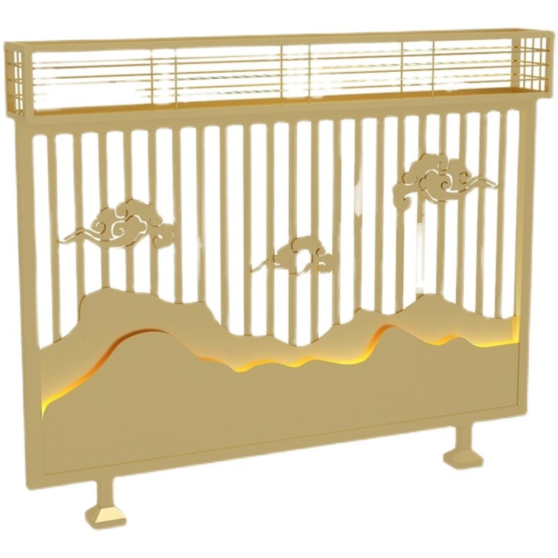 abdt餐厅屏风隔断花架 新品餐厅隔断饭店包间办公围栏铁艺创意镂空轻