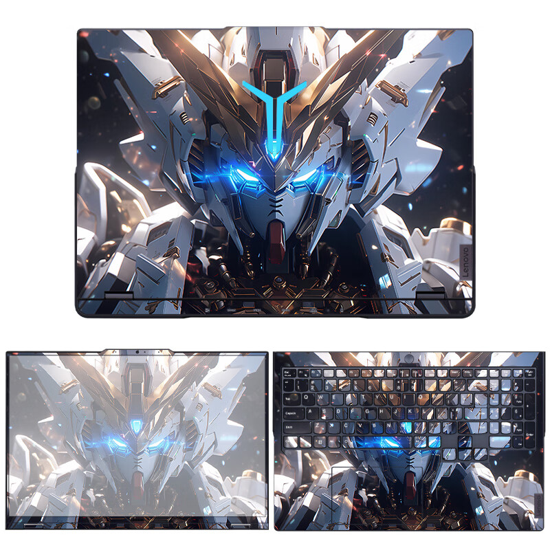 酷力驰 2024/25款联想拯救者Y9000P电脑贴纸R9000P贴膜16英寸笔记本外壳高达保护贴膜 款式4 A面