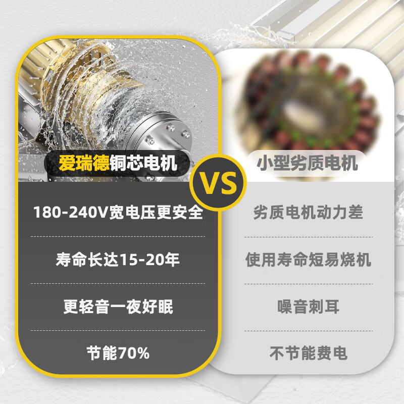 爱瑞德爱瑞德880w增压泵家用全屋自吸泵全自动热水器水管加压泵抽水泵