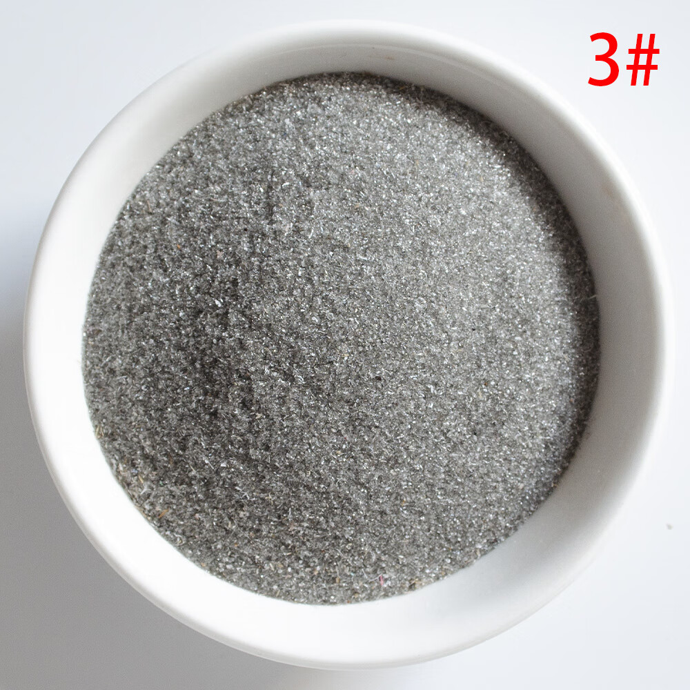 岩灰矿物质黑曜石颜料天然末正工笔灰色国画岩彩100克 岩灰3# 100g 单