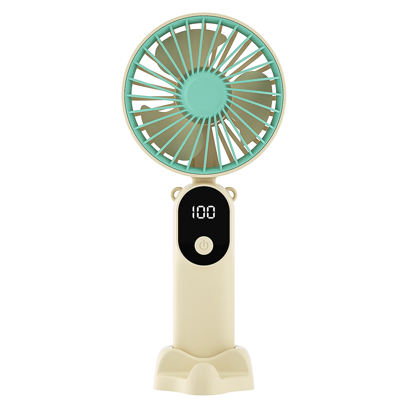 Plus包邮：索盈【热销200W+】手持小风扇挂脖桌面电风扇高速风宝超小微型静音学生宿舍床上充电usb便携迷你随身