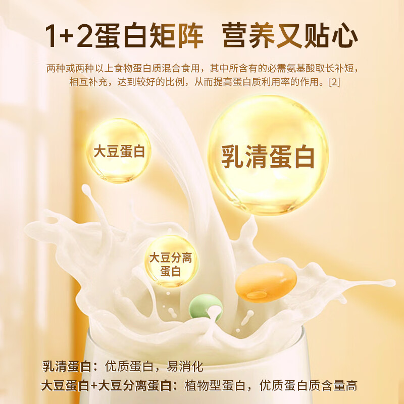 黄金搭档 蛋白粉 乳清蛋白富含多种维生素800g礼盒 蛋白粉 400g/罐*2罐