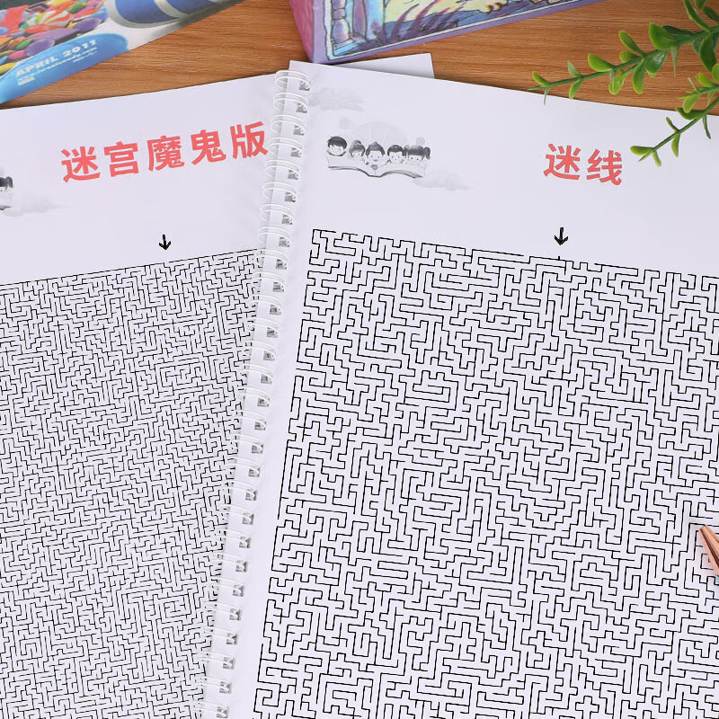 神兽王国迷宫书7-10岁高难度儿童训练玩具小学生10岁11岁走迷宫大冒险