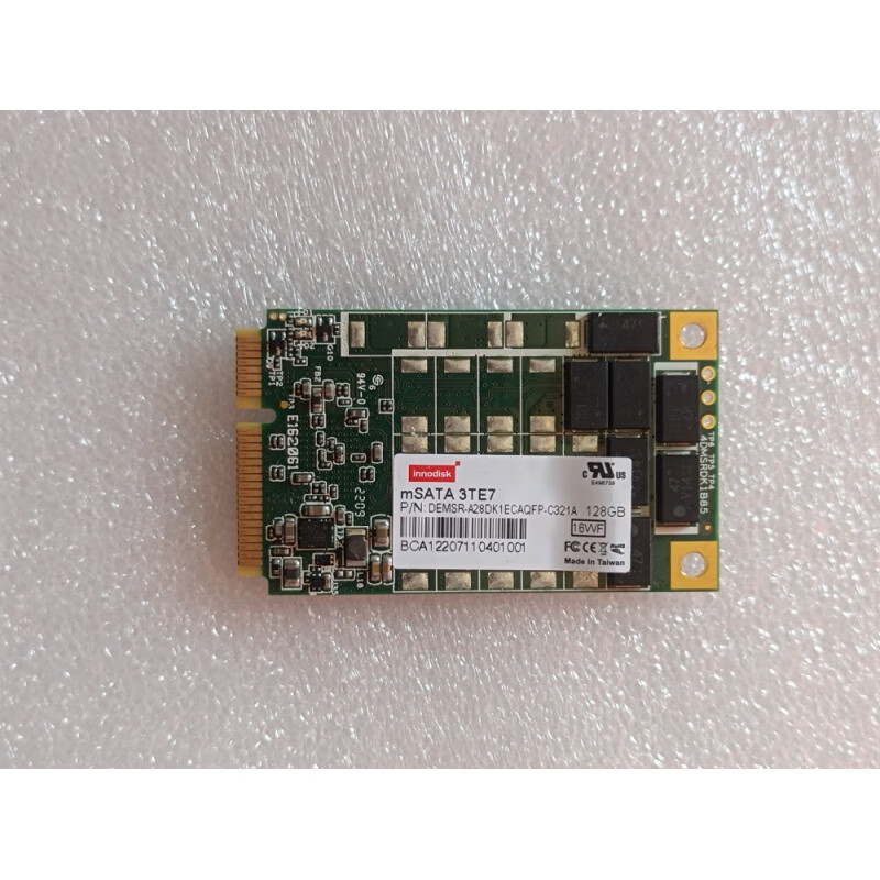 INNODISK宜鼎 innodisk msata 128G 3TE7 SSD 固态硬盘   掉电保护 全新  INNODISK MSATA 接口3TE7 128GB