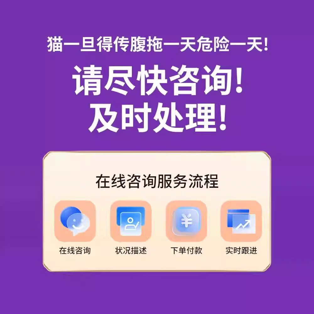 44I1猫腹传针剂水油剂干性湿性传腹针剂片剂大肚子腹水精神食欲差 【加强油剂】6ml/1瓶