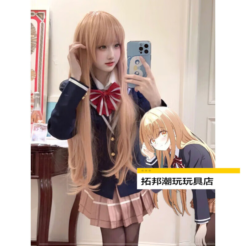 伟利达邻家天使不知不觉把我惯成废人 藤宫周赤泽树椎名真昼cosplay动漫 椎名真昼全套cos服 S
