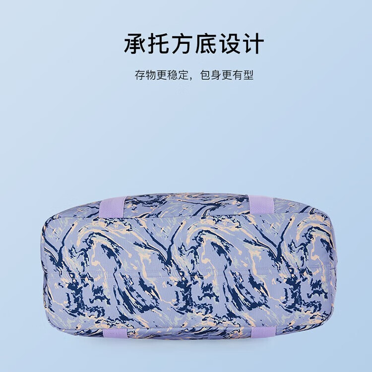 卡拉羊云朵旅行包大容量轻便多功能旅行出差休闲手提行李包CX3004 燕麦灰丨容量30L