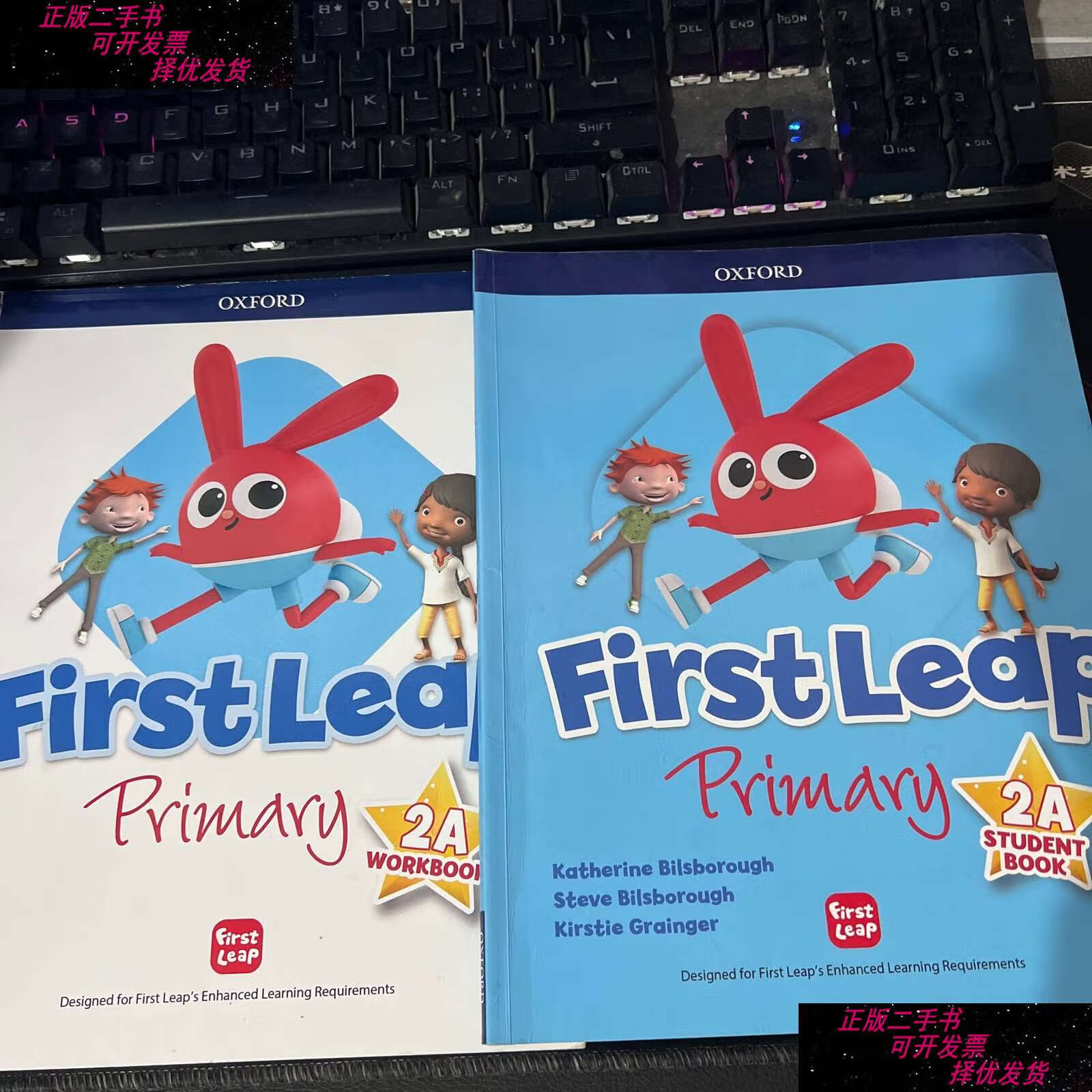 9成新】firstleap primary 2a(学生用书 练习册,两本合售) /励步英语