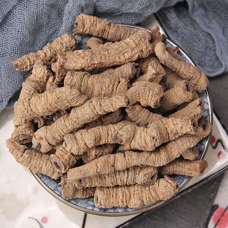 巴戟天中药巴戟天德庆巴戟天抽芯干巴戟天新货免费磨粉 大个巴戟天500克