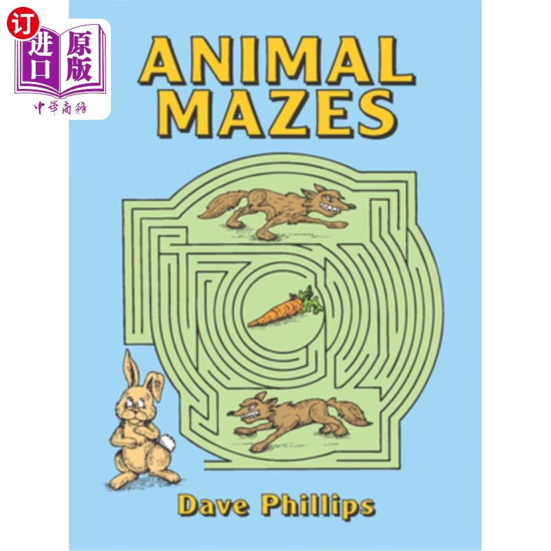海外直订animal mazes 动物的迷宫