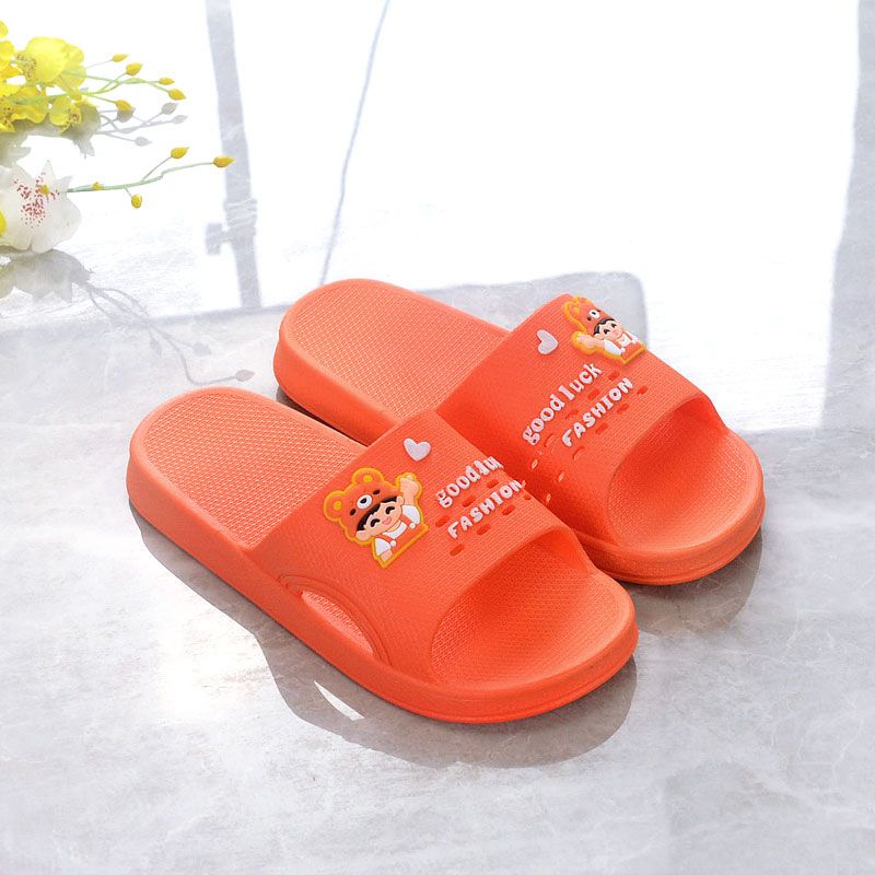金盈姿喜步佳居家拖鞋男士女士情侣室内地板防滑软底防臭夏季一字拖 桔色 40 适合38码脚 京东折扣/优惠券
