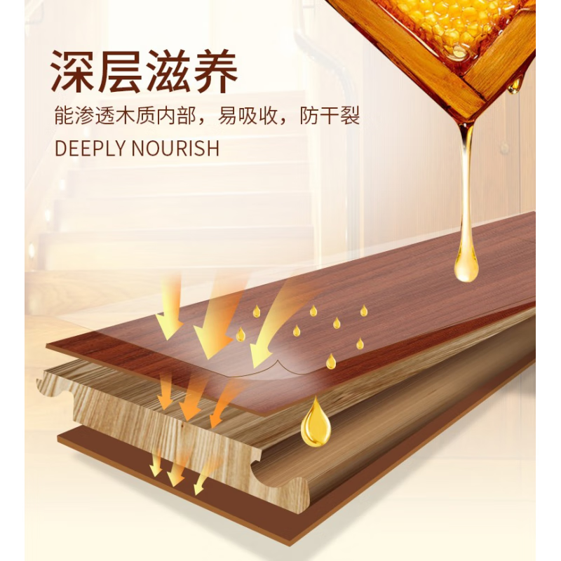 扑哩扑剌蜂蜡 木用 木蜡油家具保养裂抛光蜡实木地板打腊上光