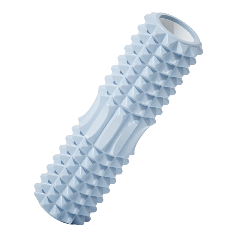 百亿补贴:朗威泡沫轴滚轴狼牙棒瑜伽筋膜棒肌肉放松实心滚轮按摩棒瘦腿 浅水蓝/基础款 长45cm26元