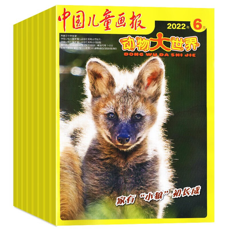 中国儿童画报动物大世界杂志2024年1-12月共12期 中小学生动物百科