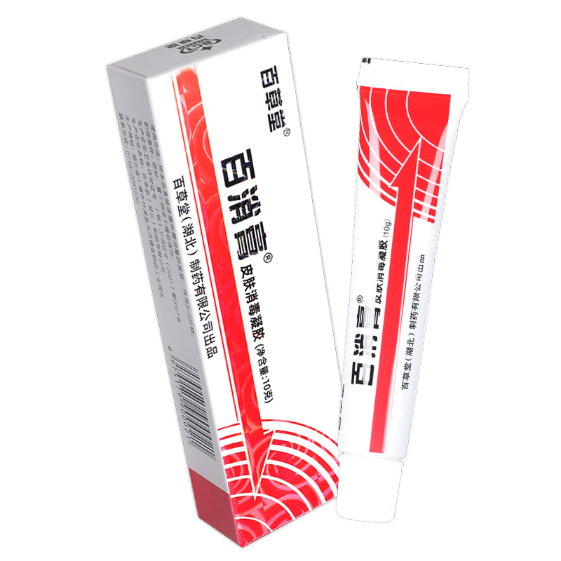 百草堂百消膏百草堂百消膏皮肤消毒凝胶(配棉签) 1支