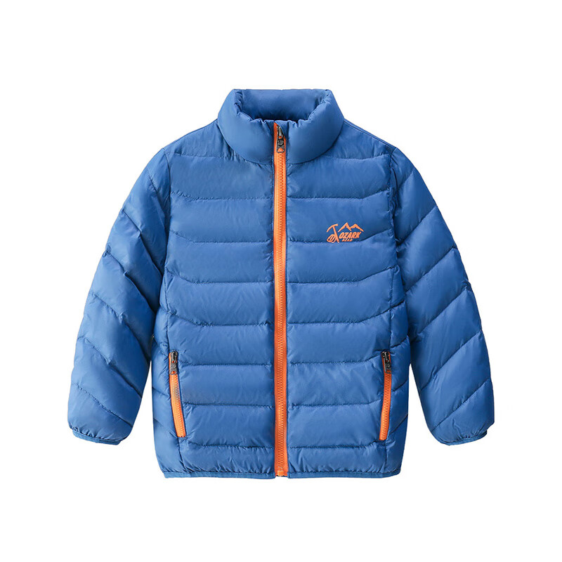 羽绒服 轻暖有型 蓬松不跑绒 休闲时尚上衣 松石蓝 120cm充绒量≈52g