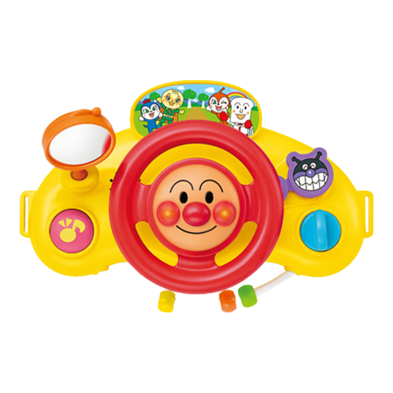 ANPANMANアンパンマン面包超人汽車方向盤電動(dòng)音樂兒童早教嬰幼兒玩具六一兒童節(jié)禮物