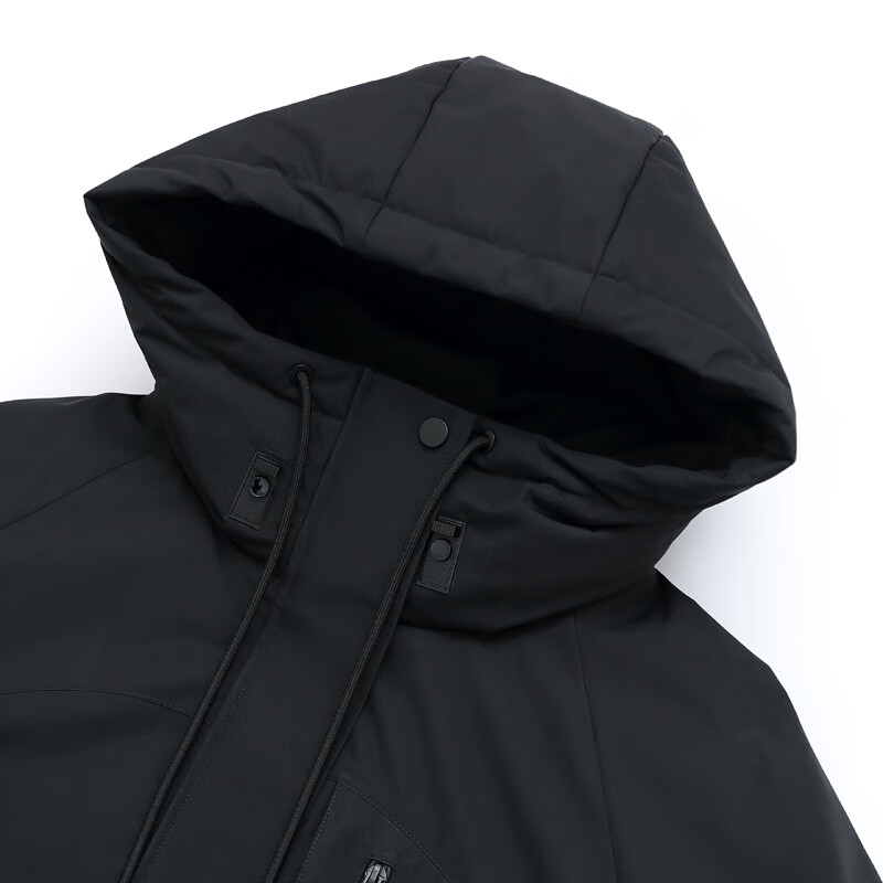 雪中飞滑雪服女羽绒服上衣防水户外连帽滑雪装备保暖4282 灰色 L