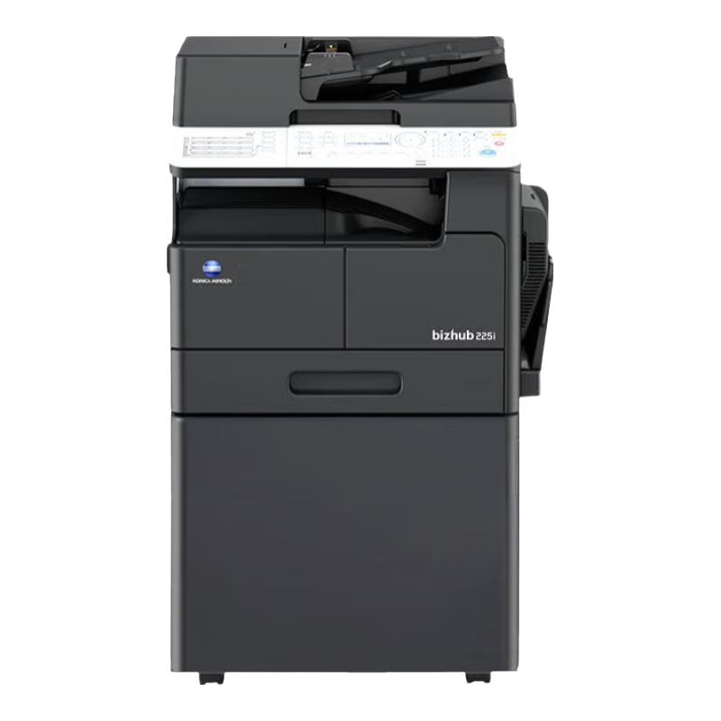 柯尼卡美能達 bizhub205i/215i/225i/227i  a3打印機復(fù)印一體機黑白復(fù)合機網(wǎng)絡(luò)掃描  225i丨輸稿器+雙面器+雙紙盒+工作臺