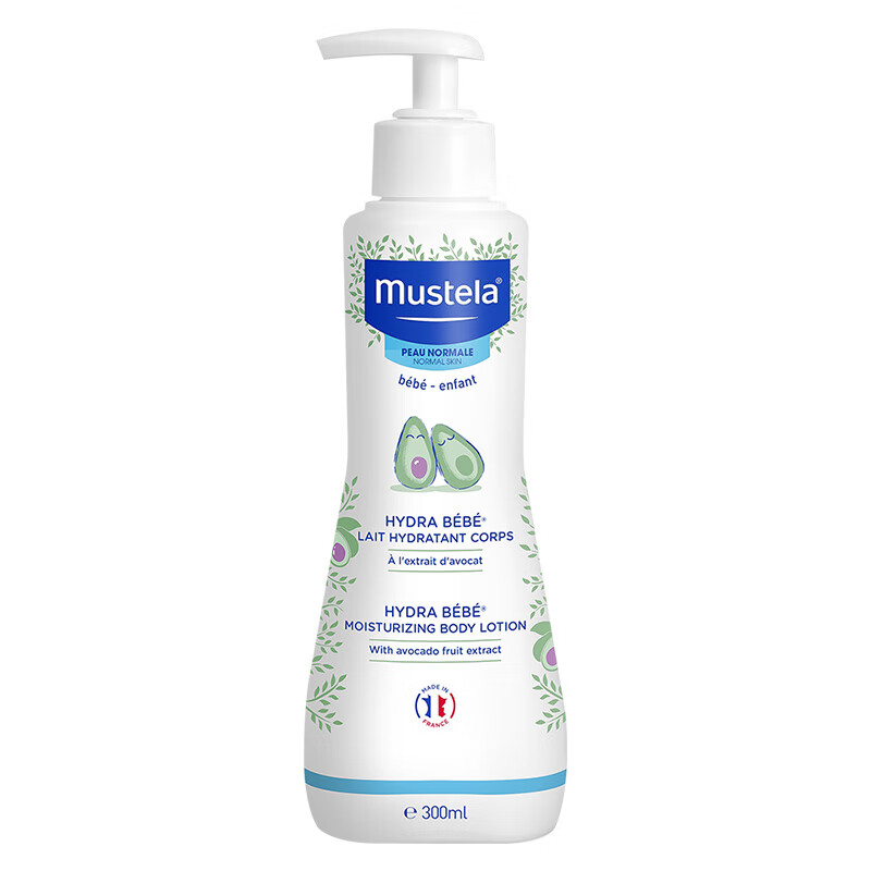 妙思乐儿童身体乳润肤乳 宝宝婴儿保湿面霜滋润清爽不油腻春夏 【四季可用】保湿润肤乳300ml