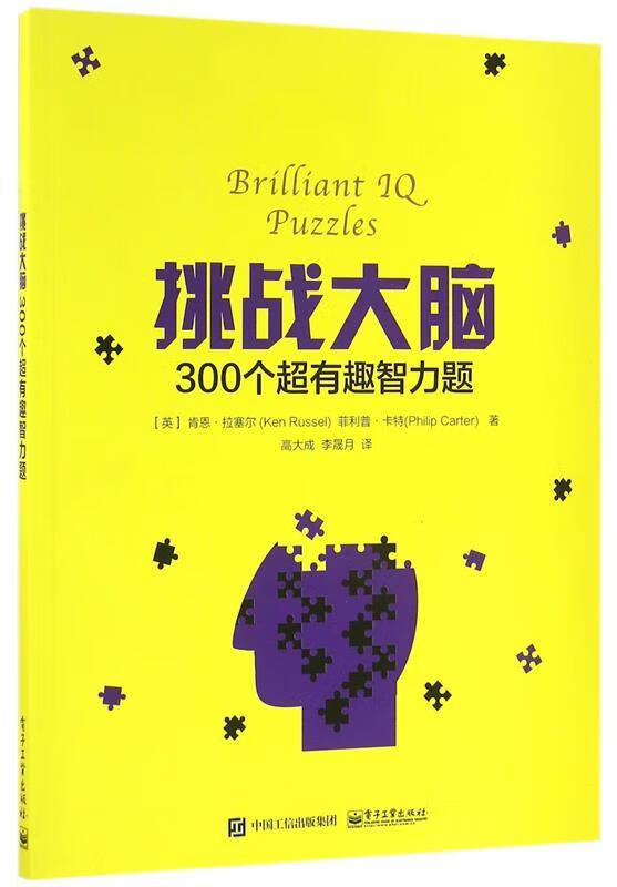 挑战大脑 300个超有趣智力题【稀缺图书,放心购买】