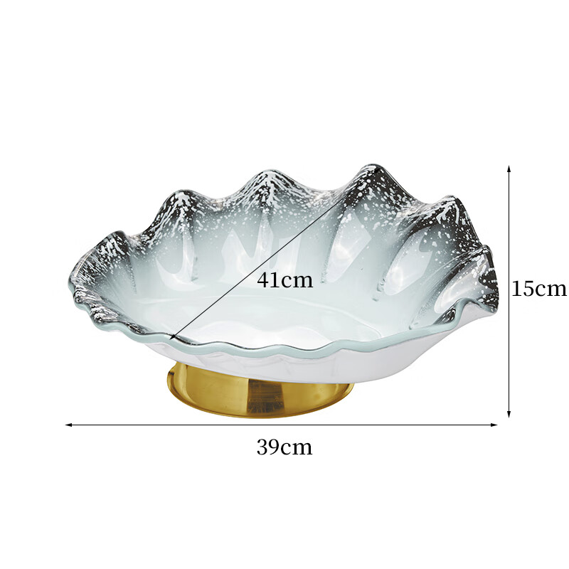 妙普乐海鲜刺身摆盘 高端刺身盘冰盘大三文鱼摆盘盘子鱼生专用盘海鲜