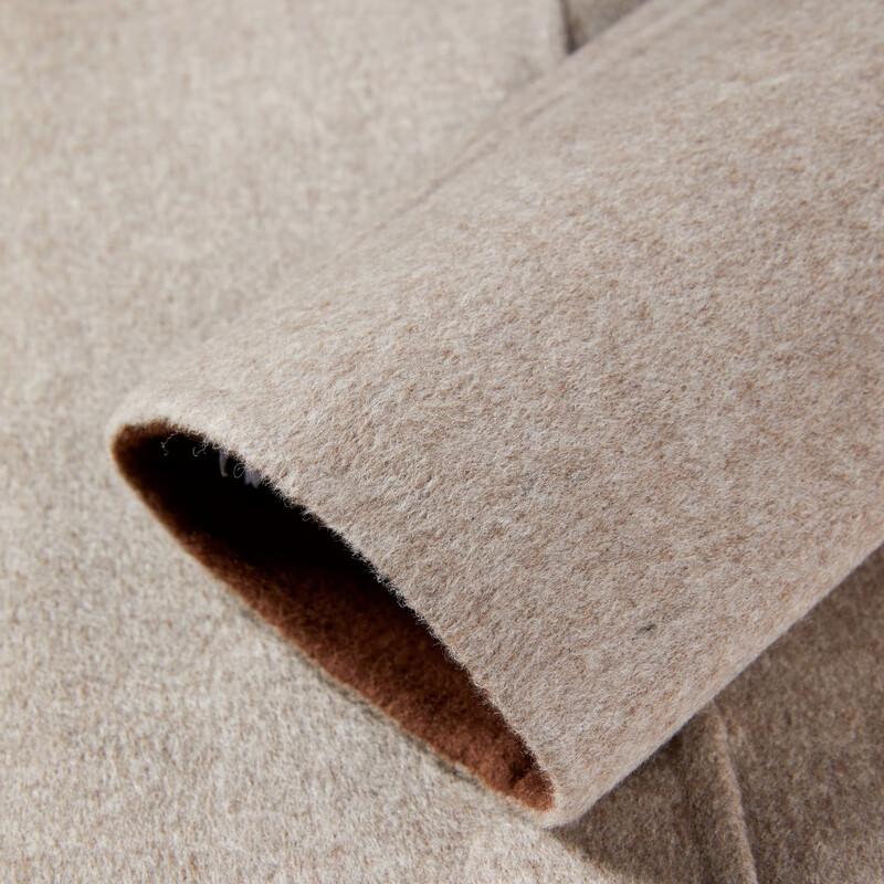 MAYOR男装 秋冬绵羊毛桑蚕丝混纺面料驼色经典轻便双面呢西服 驼色 175A （175/96A）