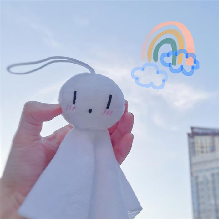 少女闺蜜毕业祝福晴天娃娃生日毕业情人节创意礼物情侣房 呆萌竖眼