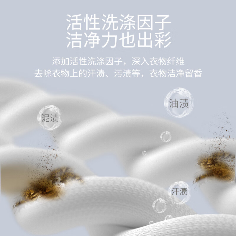 植护香氛洗衣液持久留香家用整箱 去渍洁净实惠补充袋装 【5斤】2kg*1瓶+500g*1袋