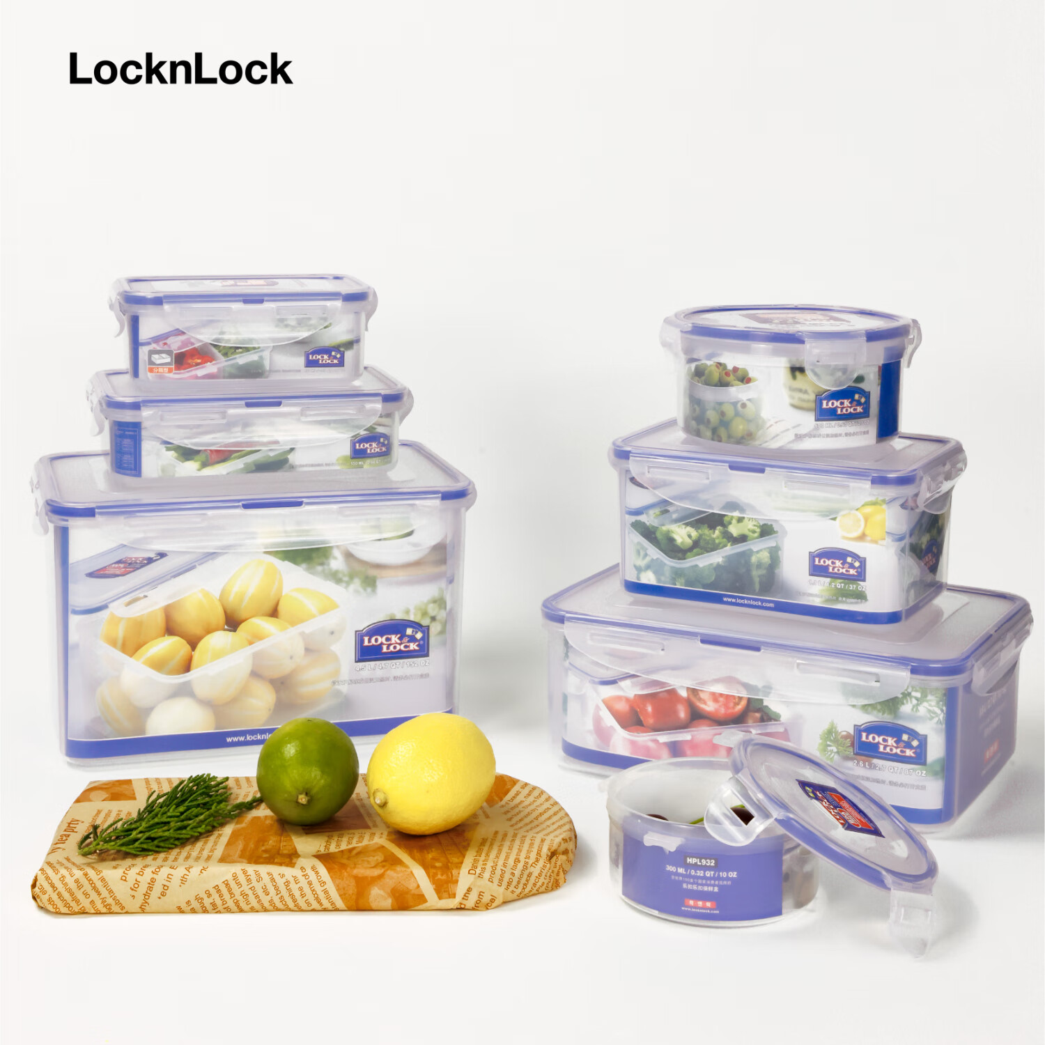 乐扣乐扣塑料密封盖保鲜盒饭盒微波炉可加热便当盒厨房冷冻保鲜储物收纳盒 HPL811（600ml）单件装