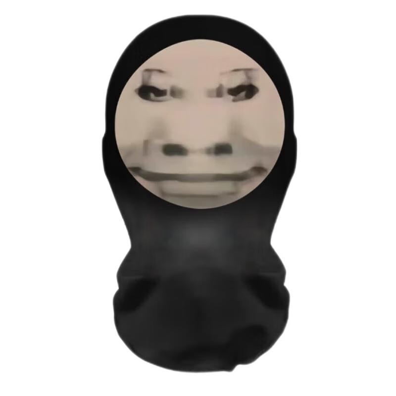 阙思芊龙图面罩头套搞怪面具恶搞面罩搞笑人脸装扮整蛊套头外卖员笑脸
