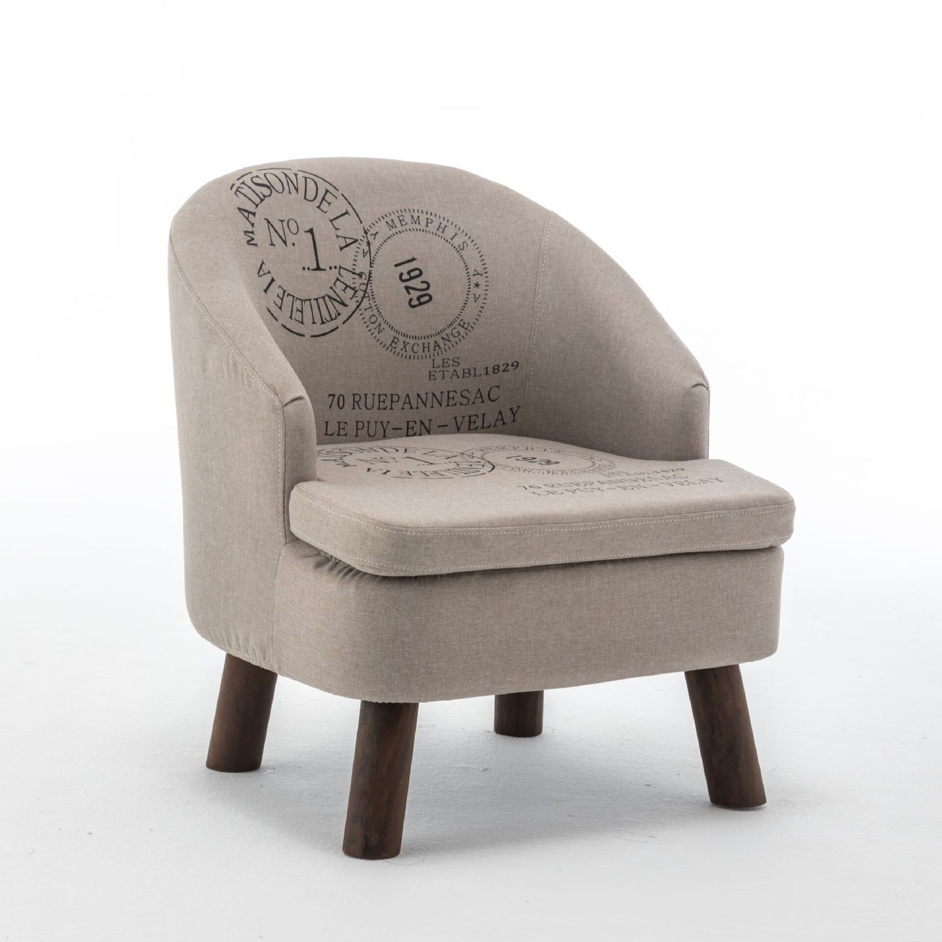 卧室沙发小型单人 读书靠背凳子家用单人休闲座椅阳台椅子客 邮戳