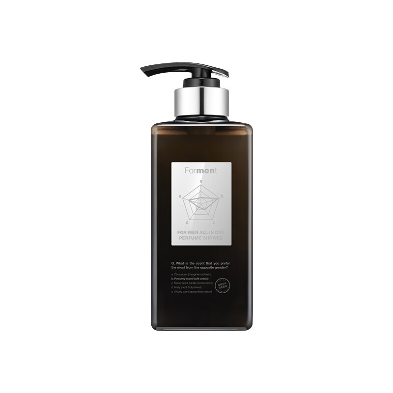 韩国直邮forment男士沐浴露身体乳沐浴液香味500ml 黑色(沐浴露500ml)